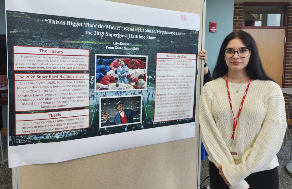 A student from Penn State Schuylkill