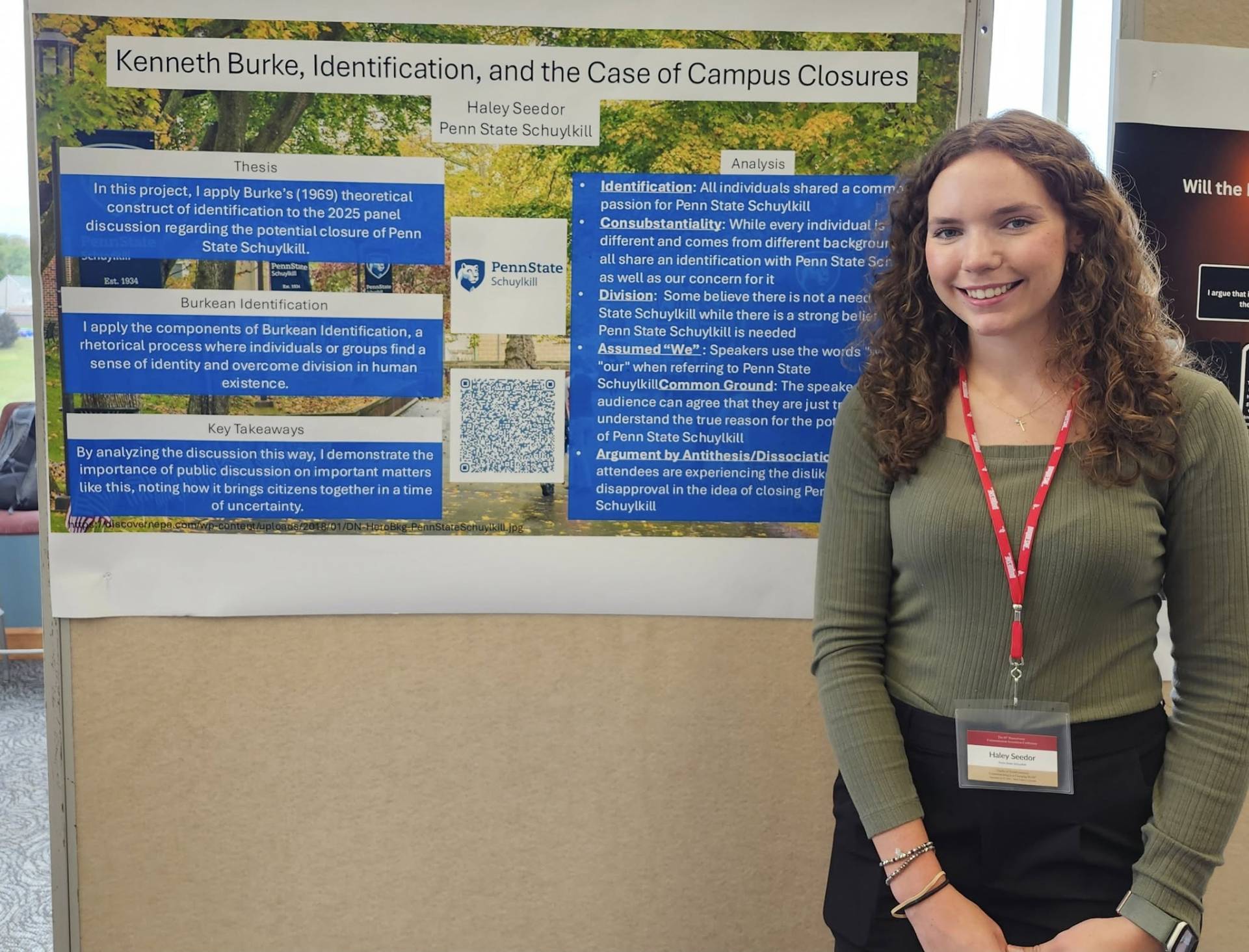 A student from Penn State Schuylkill